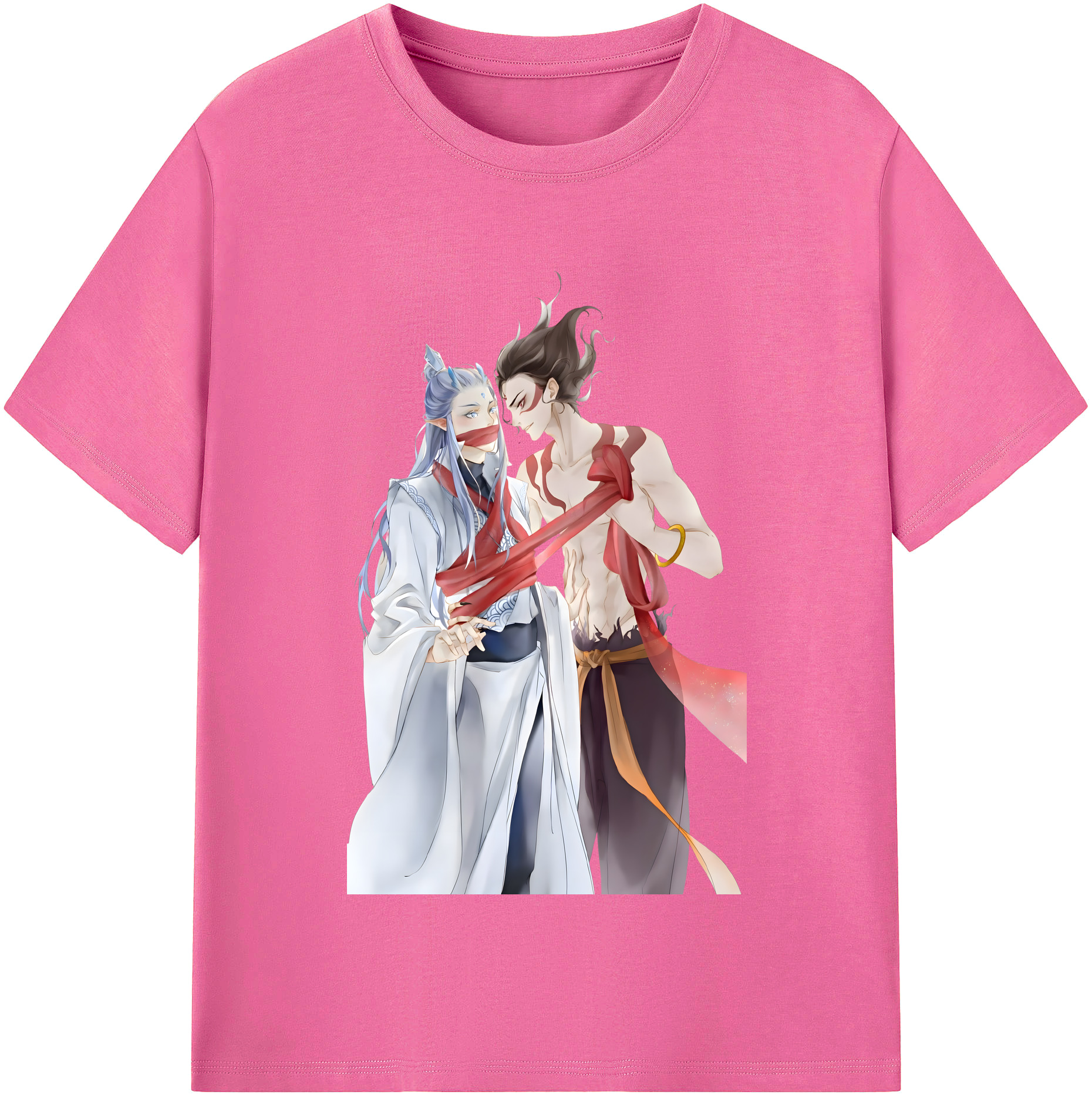 （画像用） Ne Zha 2 ナタ 魔童の大暴れ レディースカジュアルプリントTシャツ（綿100％）